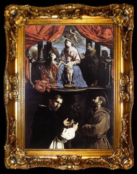 framed  PAOLINI, Pietro The Mystic Marriage of St Catherine of Alexandria af, ta009-2